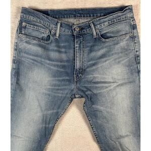Levi’s 513 Slim Straight  Men’s Jeans Size 34x30 Blue Denim EUC